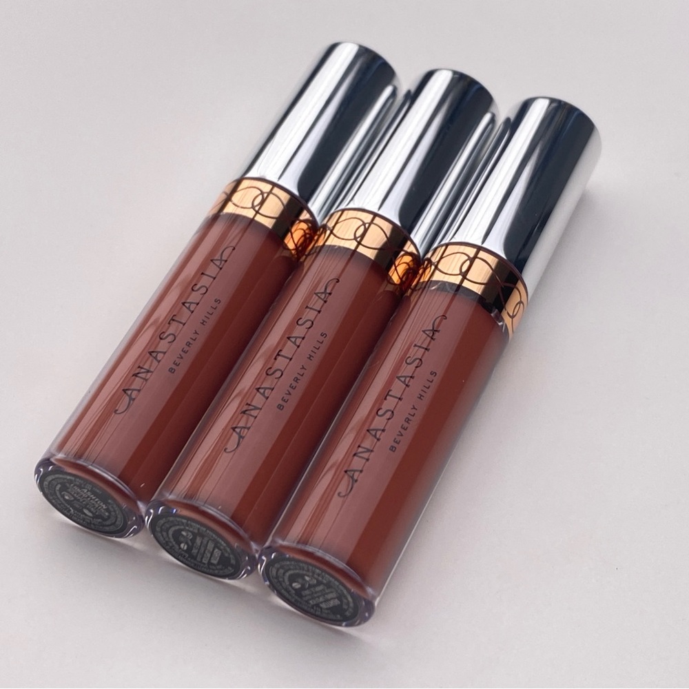 ABH Travel Size (3 Pack) Liquid Lipstick Ashton Neutral Brown Retro - Picture 2 of 10